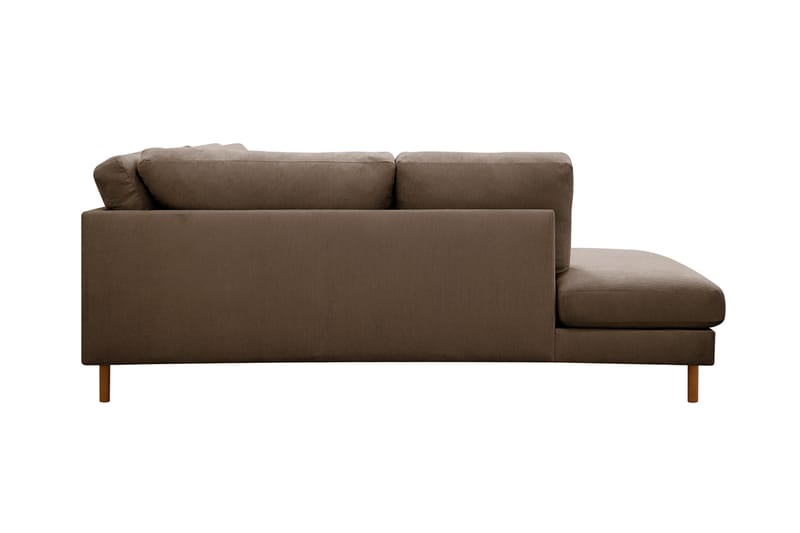 Scandi Dyp 4-seters sofa med sjeselong venstre i Kordfløyel - Brun - Møbler - Sofaer - Sofaer med sjeselong - 4 seters sofa med divan