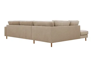 Scandi Dyp 4-seters sofa med sjeselong venstre i stoff - Møbler - Sofaer - Sofaer med sjeselong - 4 seters sofa med divan