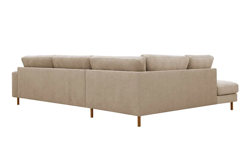 Scandi Dyp 4-seters sofa med sjeselong venstre i stoff - Møbler - Sofaer - Sofaer med sjeselong - 4 seters sofa med divan