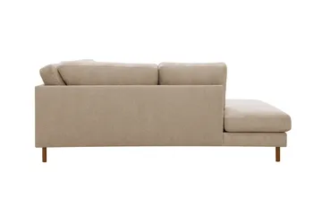 Scandi Dyp 4-seters sofa med sjeselong venstre i stoff - Møbler - Sofaer - Sofaer med sjeselong - 4 seters sofa med divan