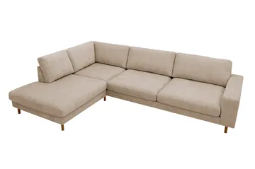 Scandi Dyp 4-seters sofa med sjeselong venstre i stoff - Møbler - Sofaer - Sofaer med sjeselong - 4 seters sofa med divan