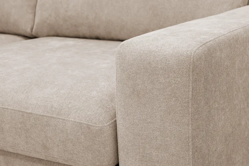 Scandi Dyp 4-seters sofa med sjeselong venstre i stoff - Møbler - Sofaer - Sofaer med sjeselong - 4 seters sofa med divan
