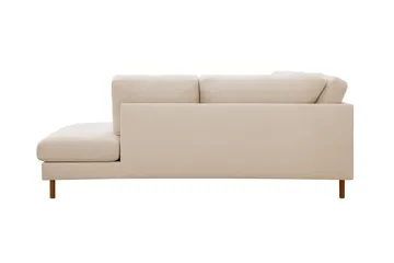 Scandi dyp 4-seters sofa med sjeselong på høyre side i kordfløyel - Beige - Møbler - Sofaer - Sofaer med sjeselong - 4 seters sofa med divan