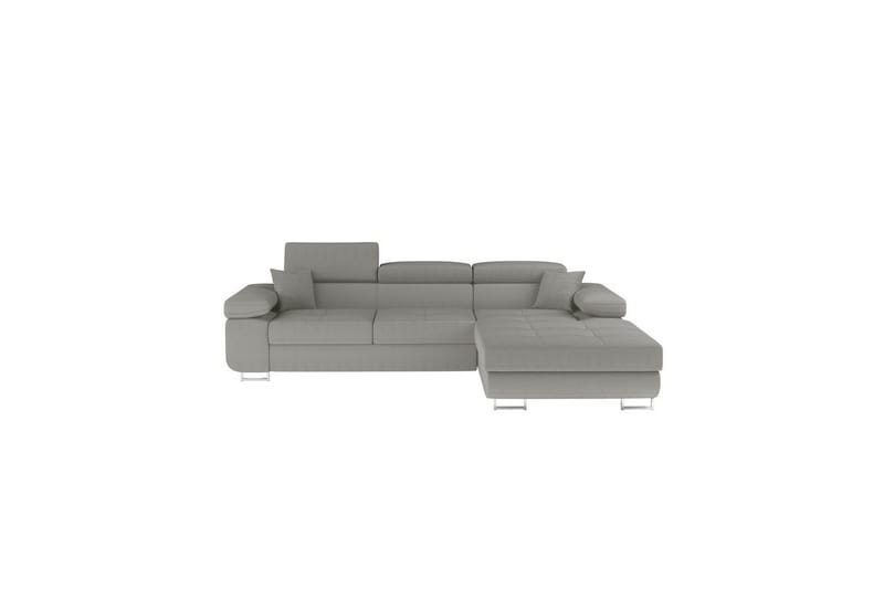 Seksjon Eltap Armando 289x85x203 cm - Jarell 03, Lys Grå, Høyre - Møbler - Sofaer - Sofaer med sjeselong - 3 seters sofa med divan