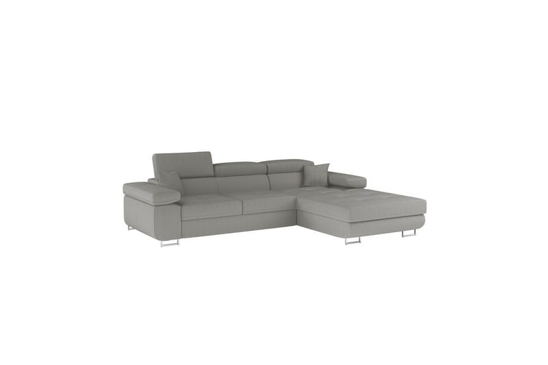 Seksjon Eltap Armando 289x85x203 cm - Jarell 03, Lys Grå, Høyre - Møbler - Sofaer - Sofaer med sjeselong - 3 seters sofa med divan