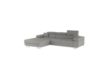 Seksjon Eltap Armando 289x85x203 cm - Jarell 03, Lys Grå, Venstre - Møbler - Sofaer - Sofaer med sjeselong - 3 seters sofa med divan