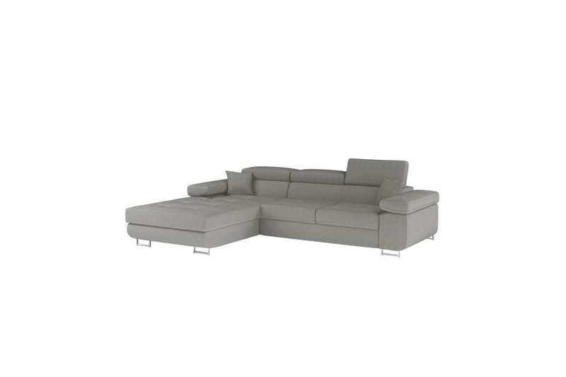 Seksjon Eltap Armando 289x85x203 cm - Jarell 03, Lys Grå, Venstre - Møbler - Sofaer - Sofaer med sjeselong - 3 seters sofa med divan