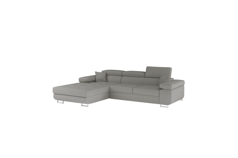 Seksjon Eltap Armando 289x85x203 cm - Jarell 03, Lys Grå, Venstre - Møbler - Sofaer - Sofaer med sjeselong - 3 seters sofa med divan