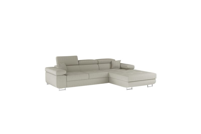 Seksjon Eltap Armando 289x85x203 cm - Jarell 18, Lys Beige, Høyre - Møbler - Sofaer - Sofaer med sjeselong - 3 seters sofa med divan