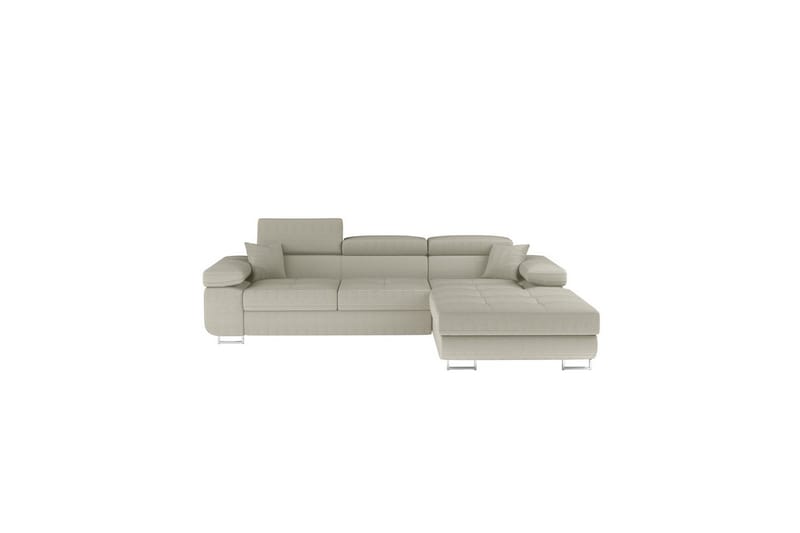 Seksjon Eltap Armando 289x85x203 cm - Jarell 18, Lys Beige, Høyre - Møbler - Sofaer - Sofaer med sjeselong - 3 seters sofa med divan