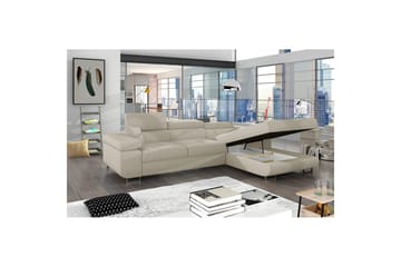 Seksjon Eltap Armando 289x85x203 cm - Jarell 18, Lys Beige, Høyre - Møbler - Sofaer - Sofaer med sjeselong - 3 seters sofa med divan