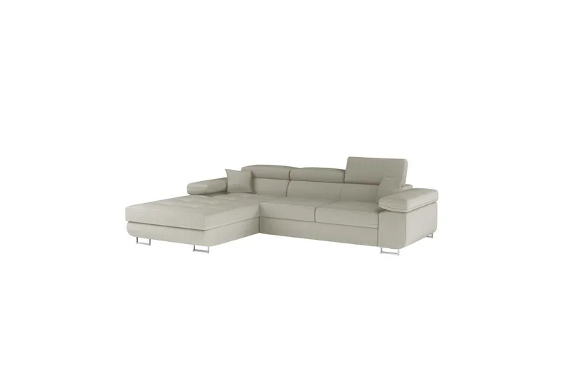 Seksjon Eltap Armando 289x85x203 cm - Jarell 18, Lys Beige, Venstre - Møbler - Sofaer - Sofaer med sjeselong - 3 seters sofa med divan