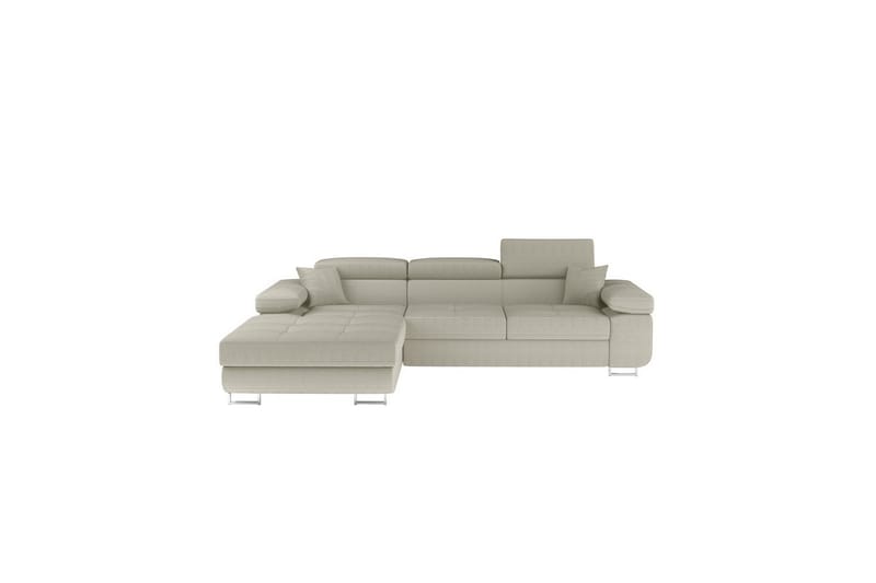 Seksjon Eltap Armando 289x85x203 cm - Jarell 18, Lys Beige, Venstre - Møbler - Sofaer - Sofaer med sjeselong - 3 seters sofa med divan