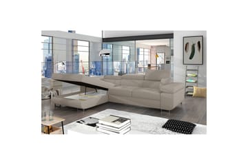 Seksjon Eltap Armando 289x85x203 cm - Jarell 20, Beige, Venstre - Møbler - Sofaer - Sofaer med sjeselong - 3 seters sofa med divan