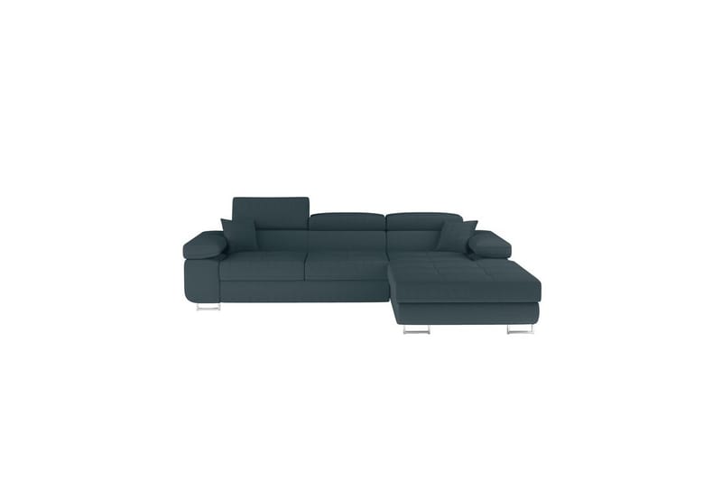 Seksjon Eltap Armando 289x85x203 cm - Jarell 38, Blå, Høyre - Møbler - Sofaer - Sofaer med sjeselong - 3 seters sofa med divan