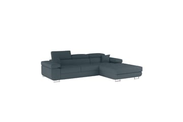 Seksjon Eltap Armando 289x85x203 cm - Jarell 38, Blå, Høyre - Møbler - Sofaer - Sofaer med sjeselong - 3 seters sofa med divan