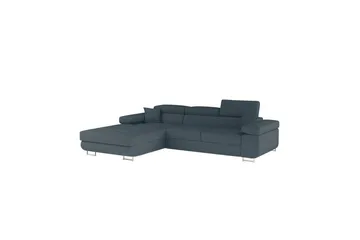 Seksjon Eltap Armando 289x85x203 cm - Jarell 38, Blå, Venstre - Møbler - Sofaer - Sofaer med sjeselong - 3 seters sofa med divan