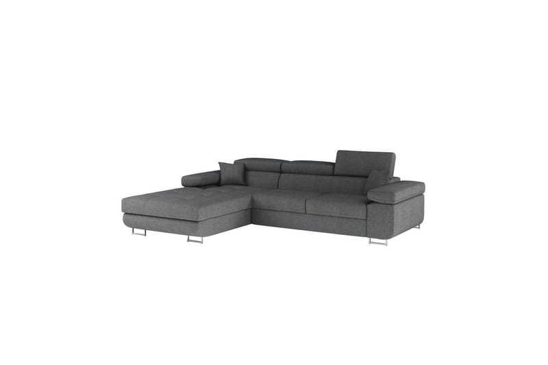 Seksjon Eltap Armando 289x85x203 cm - Sawana 21, Grå, Venstre - Møbler - Sofaer - Sofaer med sjeselong - 3 seters sofa med divan