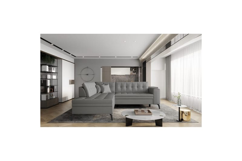 Seksjon Eltap Lanvin 260x210x93 cm - Softis 29, Venstre - Møbler - Sofaer - Sofaer med sjeselong - 4 seters sofa med divan