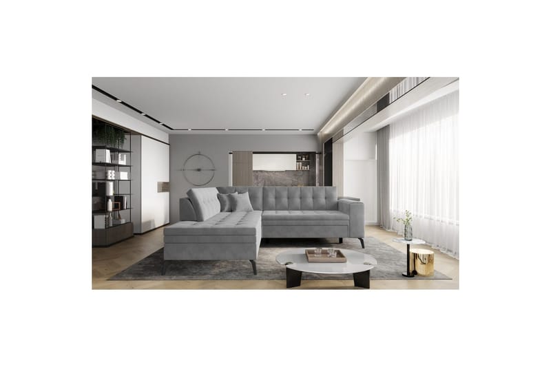 Seksjon Eltap Lanvin 260x210x93 cm - Sola 4, Venstre - Møbler - Sofaer - Sofaer med sjeselong - 4 seters sofa med divan