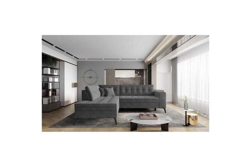 Seksjon Eltap Lanvin 260x210x93 cm - Sola 6, Venstre - Møbler - Sofaer - Sofaer med sjeselong - 4 seters sofa med divan