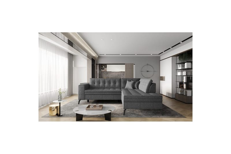 Seksjon Eltap Lanvin 260x210x93 cm - Vero 5, Høyre - Møbler - Sofaer - Sofaer med sjeselong - 4 seters sofa med divan