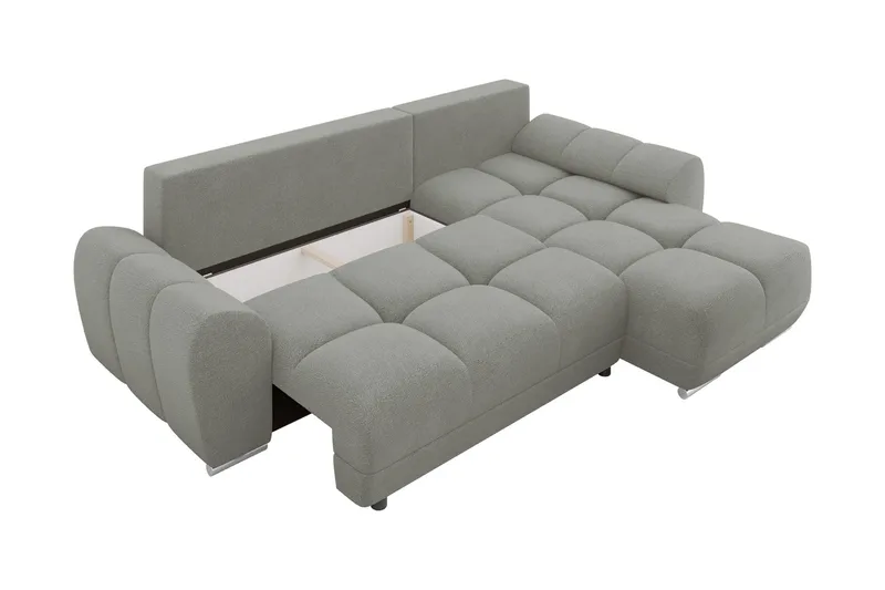 Simerly Sofa med Divan 3-seter - Beige - Møbler - Sofaer - Sofaer med sjeselong - 3 seters sofa med divan