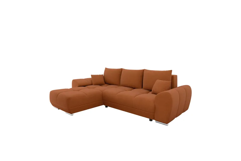 Simerly Sofa med Divan 3-seter, Oransje