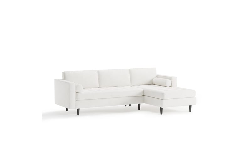 Sofa m. Divan Lijana 4-seters - Hvit - 4 seters sofa med divan - Sofaer med sjeselong