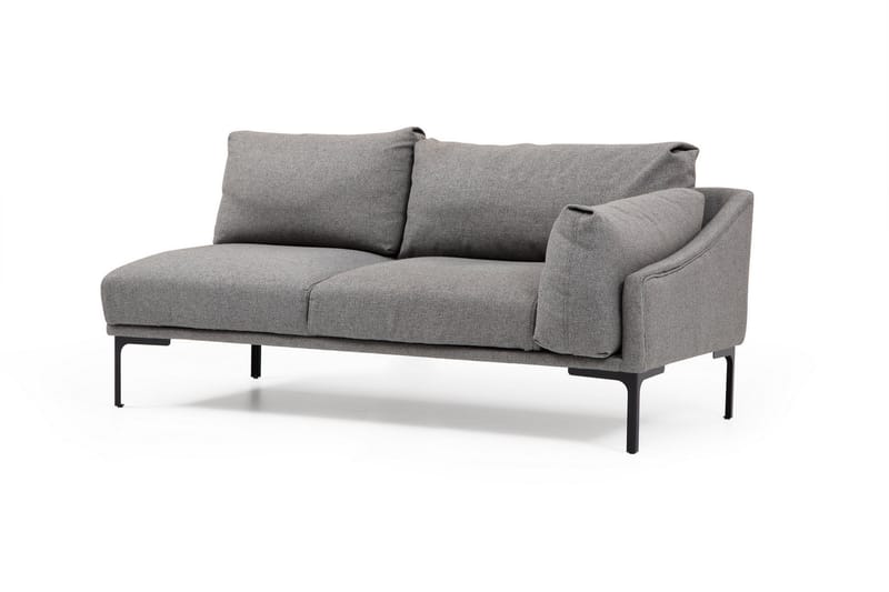 Sofa m. Divan Lumsden 4-seters - Grå - 4 seters sofa med divan - Sofaer med sjeselong