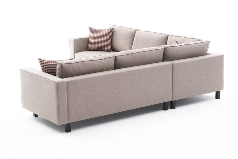 Sofa m. Divan Vivianna 4-seters - Krem - Møbler - Sofaer - Sofaer med sjeselong - 4 seters sofa med divan