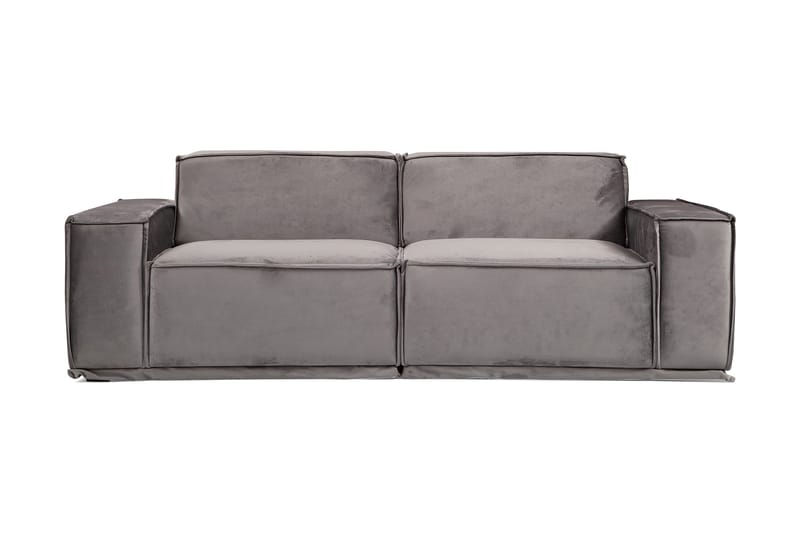 Sofa m. Divan Woodlaw 2-seters - Grå - 2 seters sofa med divan - Sofaer med sjeselong