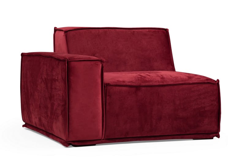 Sofa m. Divan Woodlaw 4-seters - Burgundy - 4 seters sofa med divan - Sofaer med sjeselong