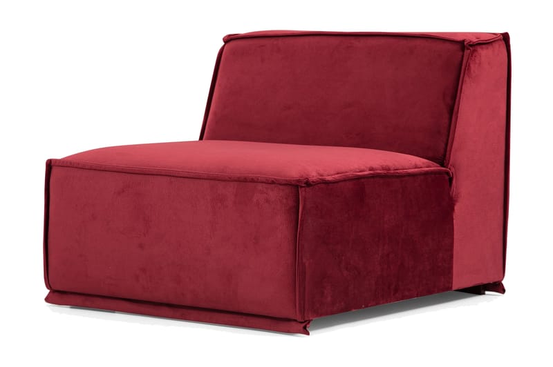 Sofa m. Divan Woodlaw 4-seters - Burgundy - 4 seters sofa med divan - Sofaer med sjeselong