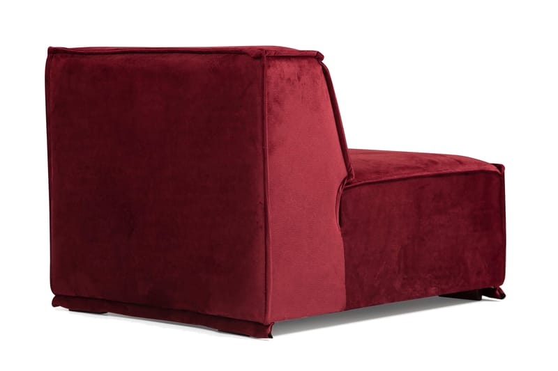 Sofa m. Divan Woodlaw 4-seters - Burgundy - 4 seters sofa med divan - Sofaer med sjeselong