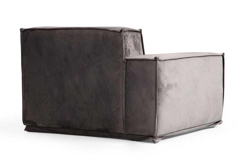 Sofa m. Divan Woodlaw 6-seters - Grå - Sofaer med sjeselong