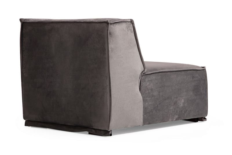 Sofa m. Divan Woodlaw 6-seters - Grå - Sofaer med sjeselong