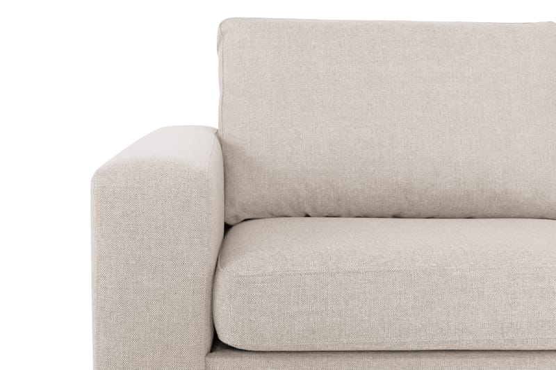 Sofa Nevada 2,5-seter med Sjeselong Høyre - Beige - Sofaer med sjeselong