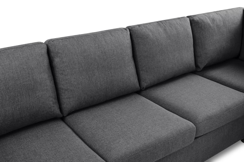 Sofa Nevada Limited Edition 3-seter med Sjeselong Venstre - Mørkegrå - 3 seters sofa med divan - Sofaer med sjeselong
