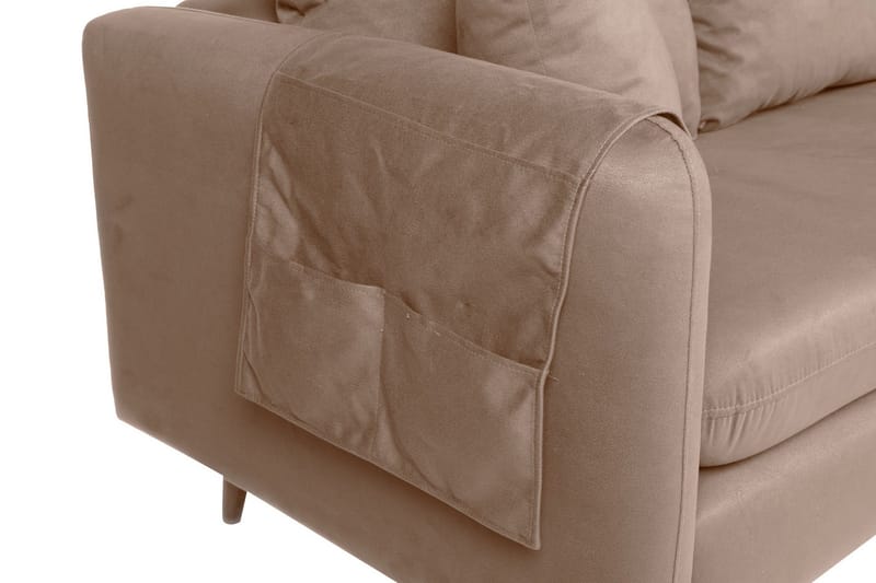 Sofiko Divansofa Høyre - Brun/Natur - Møbler - Sofaer - Sofaer med sjeselong - 4 seters sofa med divan