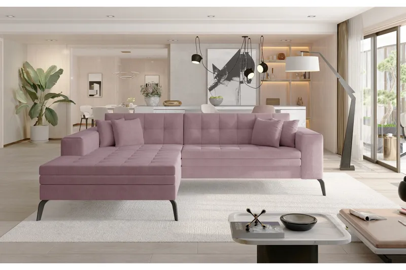 Solangis Divansofa Venstre, Lyserosa