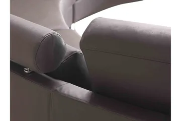 Sovesofa 448 cm - Brun - Møbler - Sofaer - Skinnsofaer