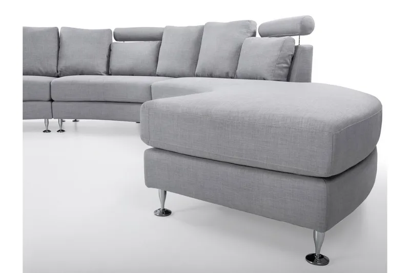 Sovesofa 448 cm - Grå - Møbler - Sofaer