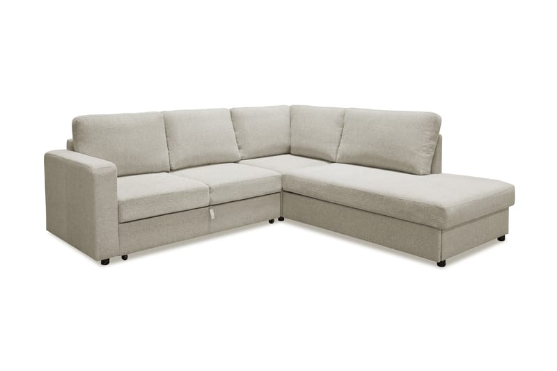 Sovesofa Achillea Beige - Beige|Grå - Møbler - Sofaer - Sofaer med sjeselong - 4 seters sofa med divan