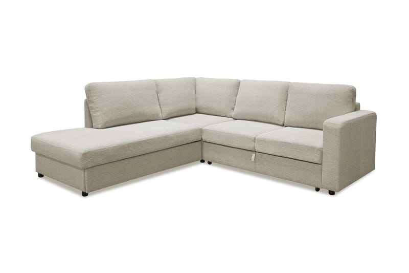 Sovesofa Achillea Beige - Beige|Grå - Møbler - Sofaer - Sofaer med sjeselong - 4 seters sofa med divan