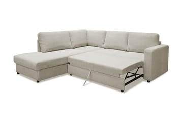 Sovesofa Achillea Beige - Beige|Grå - Møbler - Sofaer - Sofaer med sjeselong - 4 seters sofa med divan