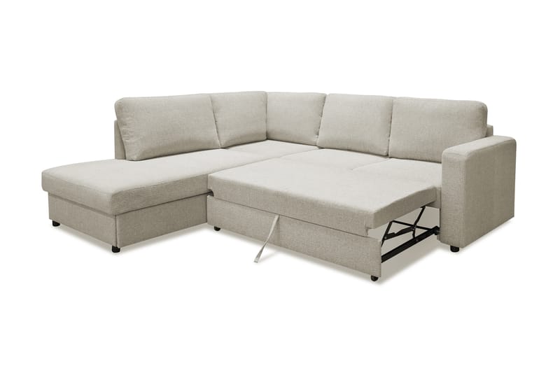 Sovesofa Achillea Beige - Beige|Grå - Møbler - Sofaer - Sofaer med sjeselong - 4 seters sofa med divan