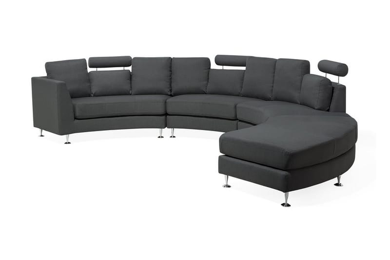 Sovesofa Rotunde 448 cm - Svart - Sofaer med sjeselong