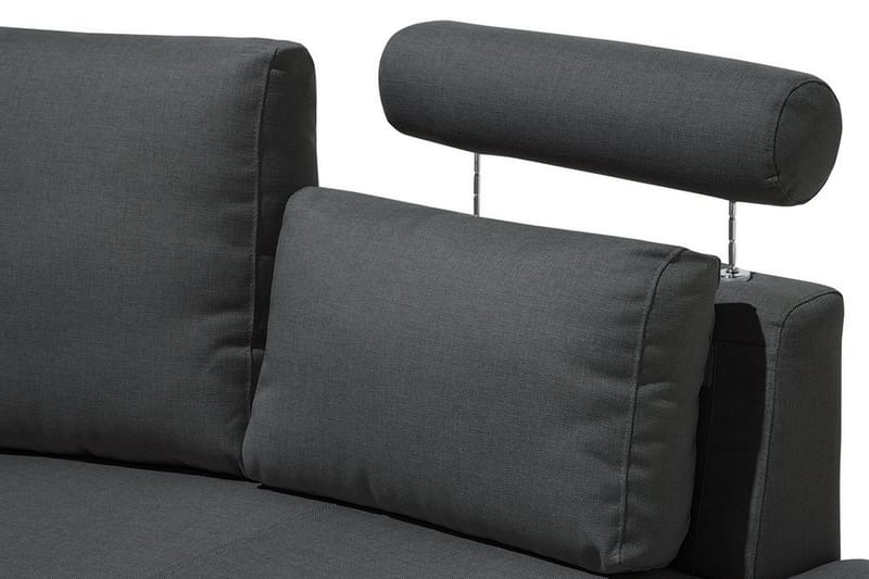 Sovesofa Rotunde 448 cm - Svart - Sofaer med sjeselong