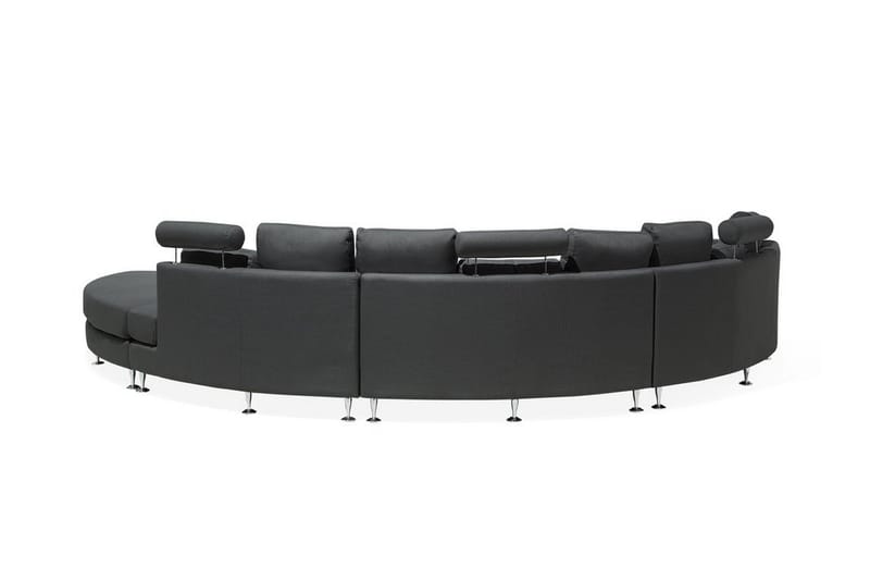 Sovesofa Rotunde 448 cm - Svart - Sofaer med sjeselong